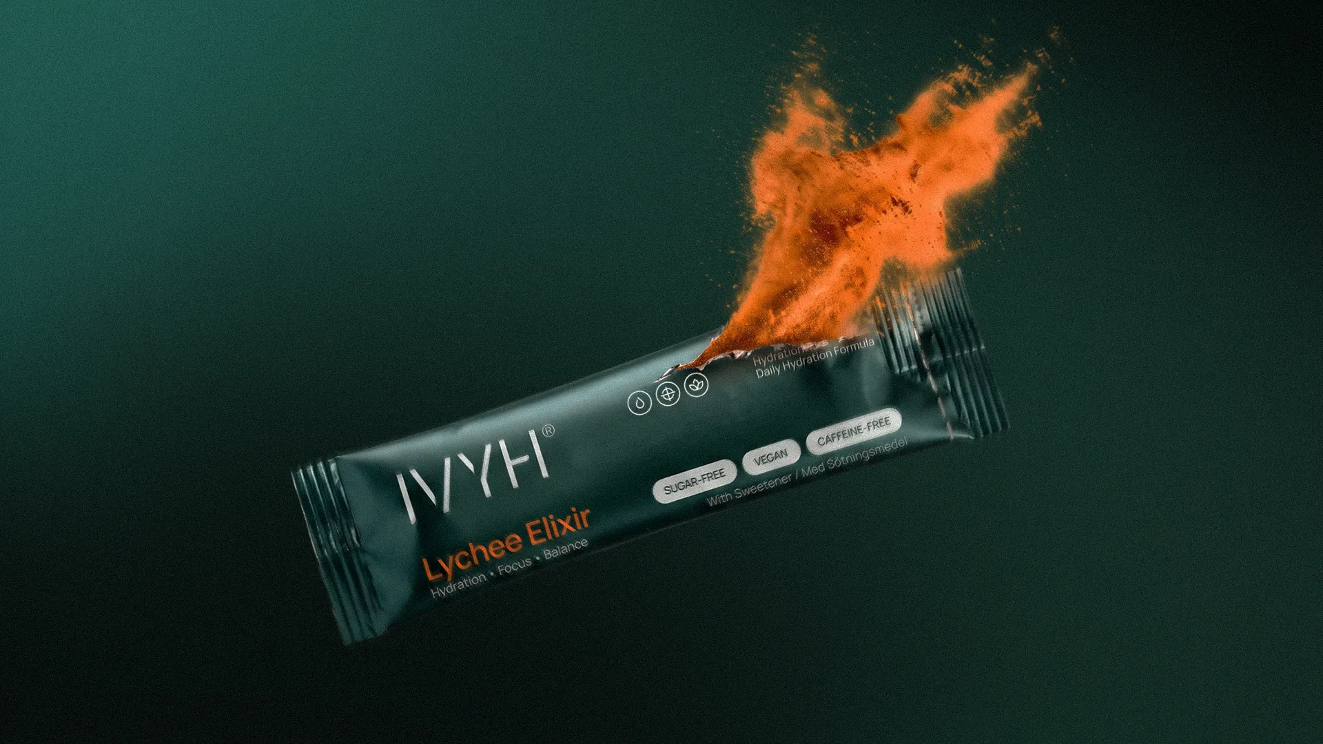 IVYH sachet stick with a flame effect